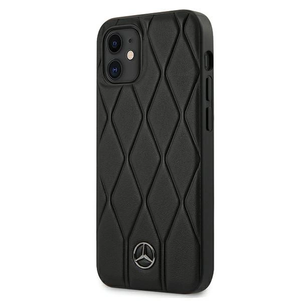 Mercedes MEHCP12SMULBK iPhone 12 mini 5,4" czarny/black hardcase Wave Lineeng