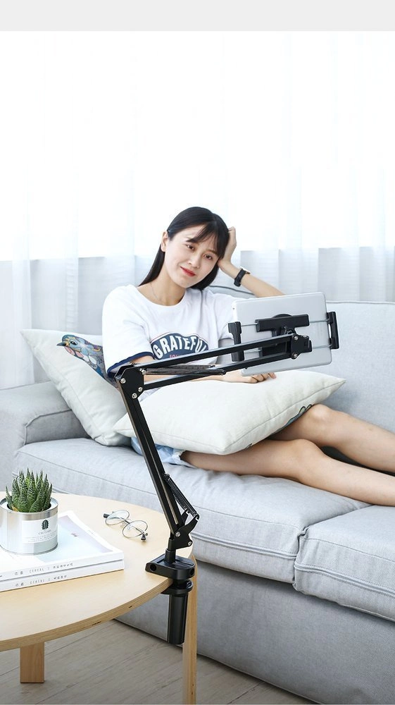 [ON RETURN] Ugreen holder tripod folding arm for the table desk for the phone, tablet black and gray (50394)eng