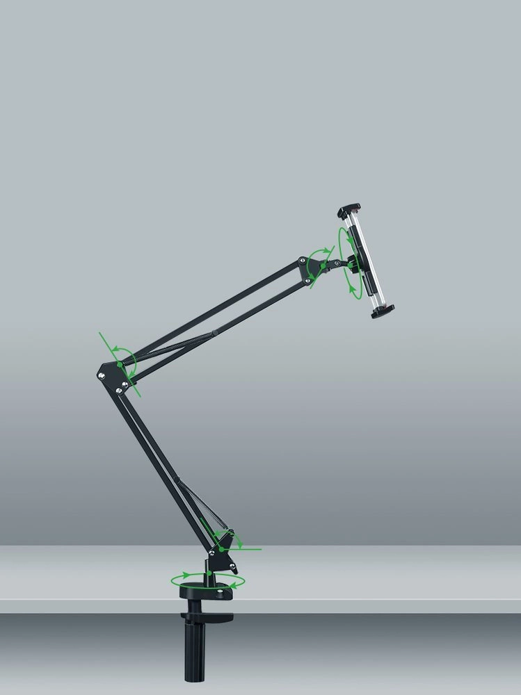 [ON RETURN] Ugreen holder tripod folding arm for the table desk for the phone, tablet black and gray (50394)eng