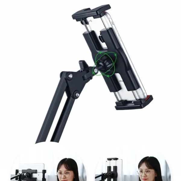 [ON RETURN] Ugreen holder tripod folding arm for the table desk for the phone, tablet black and gray (50394)eng