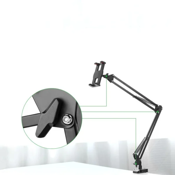[ON RETURN] Ugreen holder tripod folding arm for the table desk for the phone, tablet black and gray (50394)eng