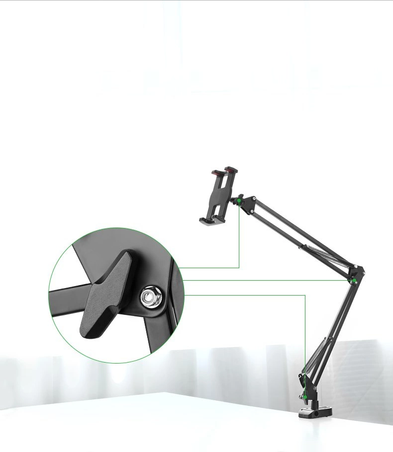 [ON RETURN] Ugreen holder tripod folding arm for the table desk for the phone, tablet black and gray (50394)eng
