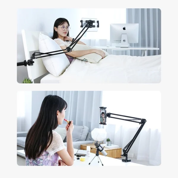 [ON RETURN] Ugreen holder tripod folding arm for the table desk for the phone, tablet black and gray (50394)eng