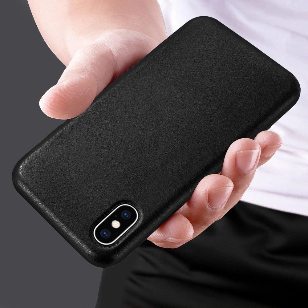 65468_5 ECO Leather case cover for iPhone 12 mini blackeng