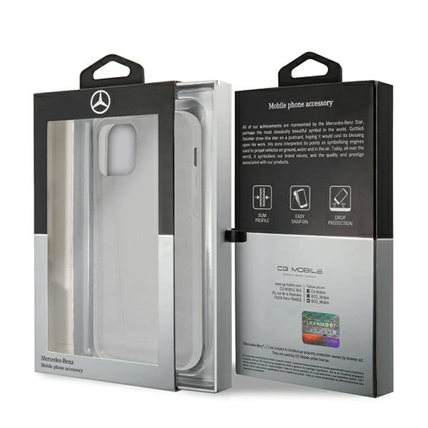 Mercedes MEHCP12LCLCT iPhone 12 Pro Max 6,7" clear hardcase Transparent Lineeng