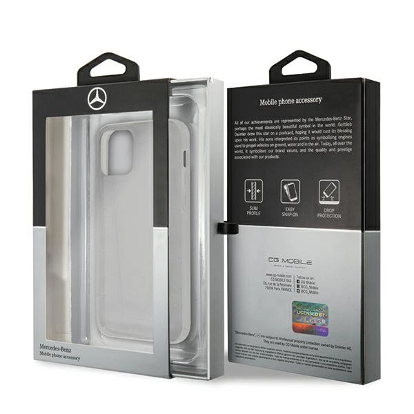 Mercedes MEHCP12SCLCT iPhone 12 mini 5,4" clear hardcase Transparent Lineeng