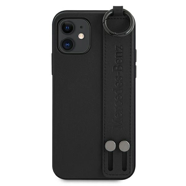 Mercedes MEHCP12SLSSBK iPhone 12 mini 5,4" czarny/black hardcase Strap Lineeng