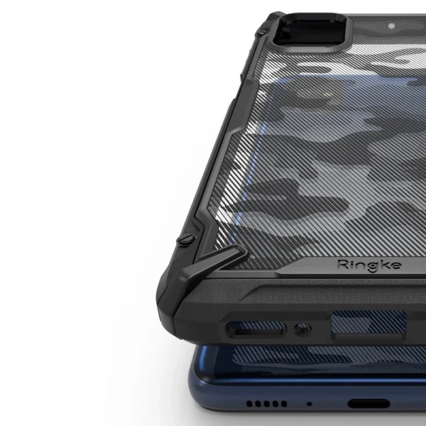 Ringke Fusion X durable PC Case with TPU Bumper for Samsung Galaxy M51 black (FUSG0065)eng