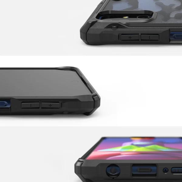 Ringke Fusion X durable PC Case with TPU Bumper for Samsung Galaxy M51 black (FUSG0065)eng