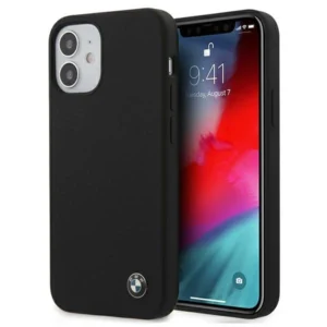 Etui BMW BMHCP12SSILBK iPhone 12 mini 5,4" czarny/black hardcase Silicone Signatureeng
