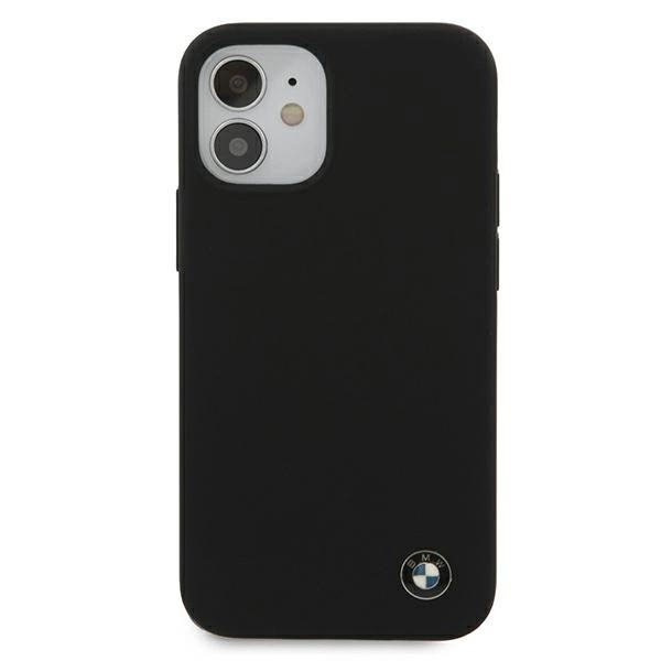 Etui BMW BMHCP12SSILBK iPhone 12 mini 5,4" czarny/black hardcase Silicone Signatureeng