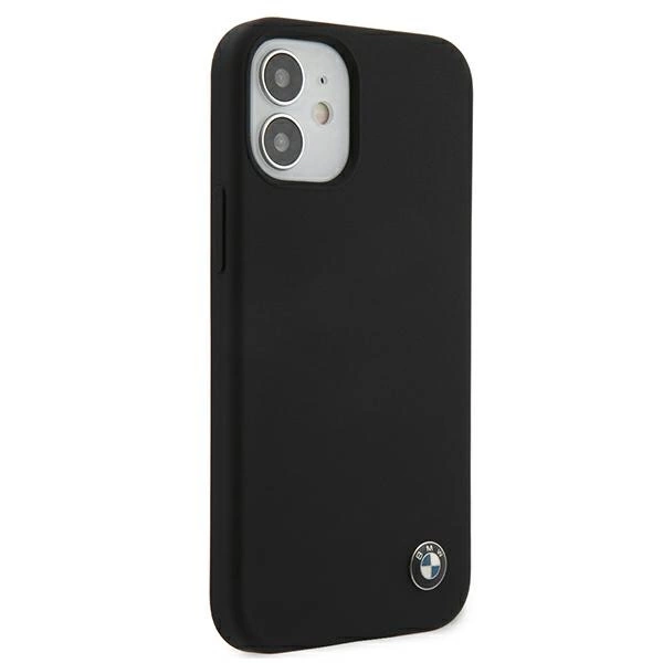 Etui BMW BMHCP12SSILBK iPhone 12 mini 5,4" czarny/black hardcase Silicone Signatureeng