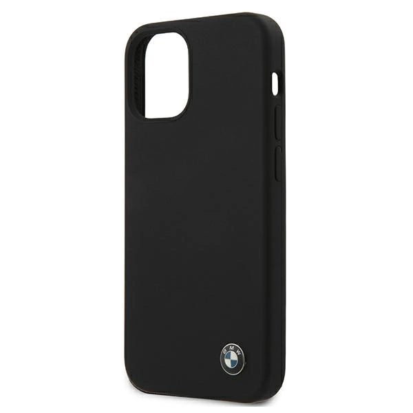 Etui BMW BMHCP12SSILBK iPhone 12 mini 5,4" czarny/black hardcase Silicone Signatureeng