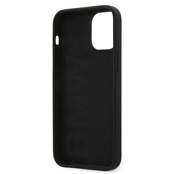 Etui BMW BMHCP12SSILBK iPhone 12 mini 5,4" czarny/black hardcase Silicone Signatureeng