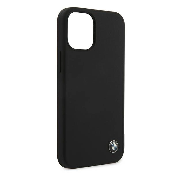 Etui BMW BMHCP12SSILBK iPhone 12 mini 5,4" czarny/black hardcase Silicone Signatureeng