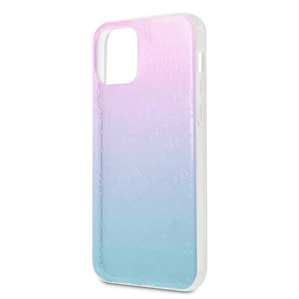 Guess GUHCP12L3D4GGBP iPhone 12 Pro Max 6,7" niebiesko-różowy/blue&pink hardcase 4G 3D Pattern Collectioneng