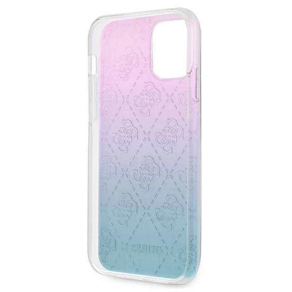 Guess GUHCP12L3D4GGBP iPhone 12 Pro Max 6,7" niebiesko-różowy/blue&pink hardcase 4G 3D Pattern Collectioneng