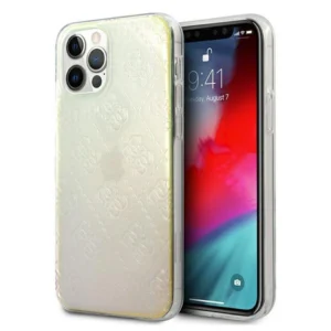 Guess GUHCP12M3D4GIRBL iPhone 12/12 Pro 6.1" iridescent/iridescent hardcase 4G 3D Pattern Collectioneng