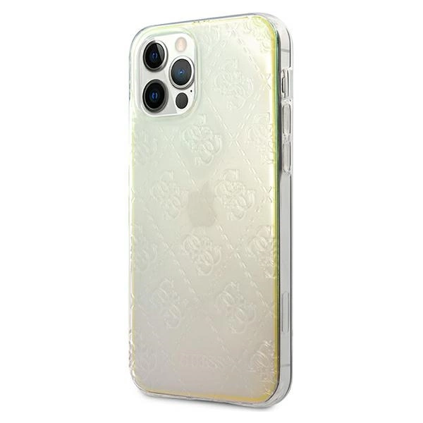 Guess GUHCP12M3D4GIRBL iPhone 12/12 Pro 6.1" iridescent/iridescent hardcase 4G 3D Pattern Collectioneng