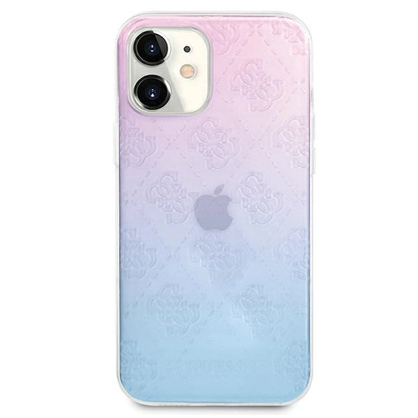 Guess GUHCP12S3D4GGBP iPhone 12 mini 5.4" blue-pink/blue&pink hardcase 4G 3D Pattern Collectioneng