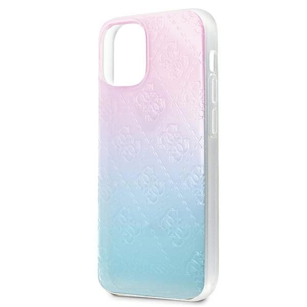 Guess GUHCP12S3D4GGBP iPhone 12 mini 5.4" blue-pink/blue&pink hardcase 4G 3D Pattern Collectioneng