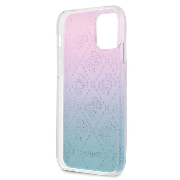 Guess GUHCP12S3D4GGBP iPhone 12 mini 5.4" blue-pink/blue&pink hardcase 4G 3D Pattern Collectioneng