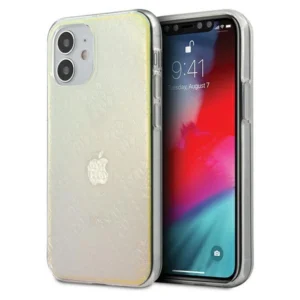 Guess GUHCP12S3D4GIRBL iPhone 12 mini 5.4" iridescent/opal hardcase 4G 3D Pattern Collectioneng