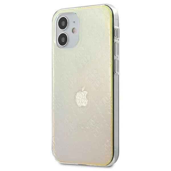 Guess GUHCP12S3D4GIRBL iPhone 12 mini 5.4" iridescent/opal hardcase 4G 3D Pattern Collectioneng