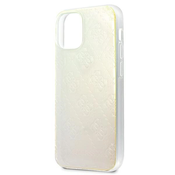 Guess GUHCP12S3D4GIRBL iPhone 12 mini 5.4" iridescent/opal hardcase 4G 3D Pattern Collectioneng