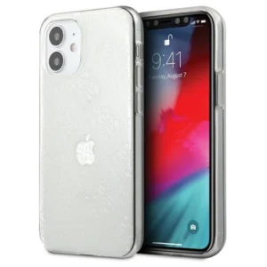 Guess GUHCP12S3D4GTR iPhone 12 mini 5.4" transparent hardcase 4G 3D Pattern Collectioneng