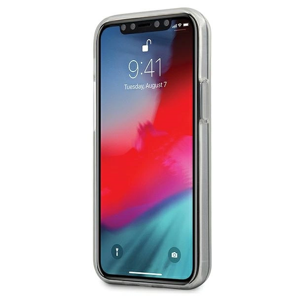 Guess GUHCP12S3D4GTR iPhone 12 mini 5.4" transparent hardcase 4G 3D Pattern Collectioneng