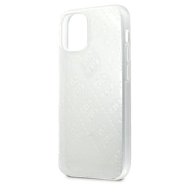 Guess GUHCP12S3D4GTR iPhone 12 mini 5.4" transparent hardcase 4G 3D Pattern Collectioneng