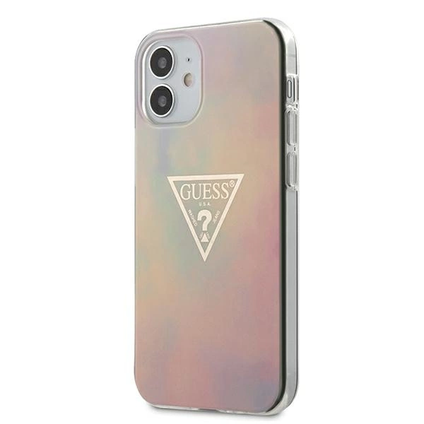 Guess GUHCP12SPCUMCGG01 iPhone 12 mini 5.4" pink/pink hardcase Tie & Dye Collectioneng
