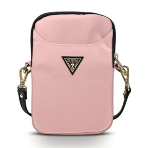 Guess Handbag GUPBNTMLLP pink/pink Nylon Triangle Logoeng