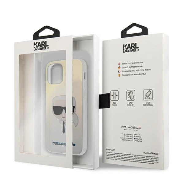 Karl Lagerfeld KLHCP12SPCKHML iPhone 12 mini 5,4" multicolor hardcase Iridescent Karl`s Headeng