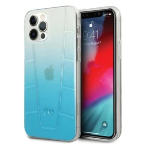 Mercedes MEHCP12LCLGBL iPhone 12 Pro Max 6,7" niebieski/blue hardcase Transparent Lineeng