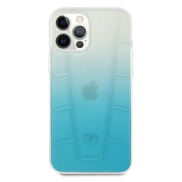 Mercedes MEHCP12LCLGBL iPhone 12 Pro Max 6,7" niebieski/blue hardcase Transparent Lineeng