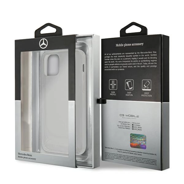 Mercedes MEHCP12MARCT iPhone 12/12 Pro 6,1" clear hardcase Transparent Lineeng