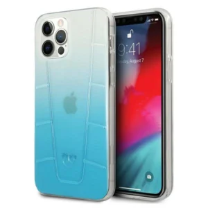 Mercedes MEHCP12MCLGBL iPhone 12/12 Pro 6,1" niebieski/blue hardcase Transparent Lineeng