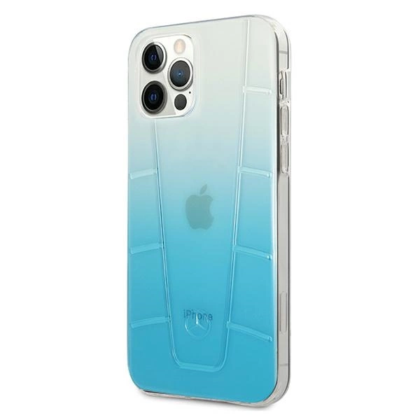 Mercedes MEHCP12MCLGBL iPhone 12/12 Pro 6,1" niebieski/blue hardcase Transparent Lineeng