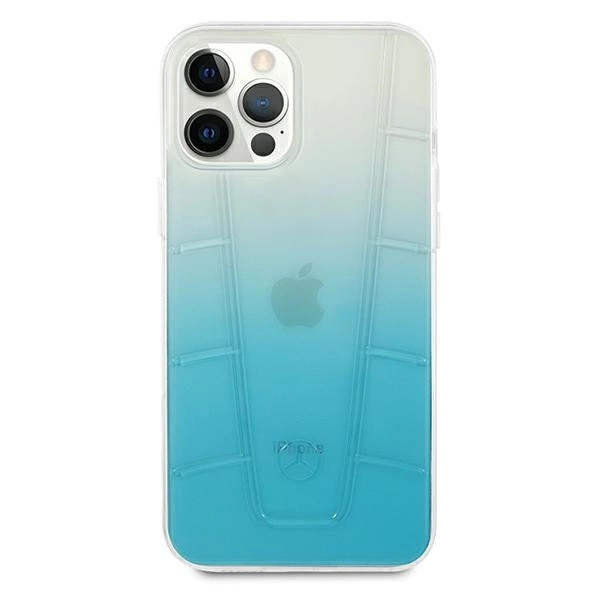 Mercedes MEHCP12MCLGBL iPhone 12/12 Pro 6,1" niebieski/blue hardcase Transparent Lineeng