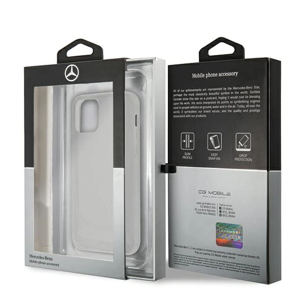 Mercedes MEHCP12SARCT iPhone 12 mini 5,4" clear hardcase Transparent Lineeng