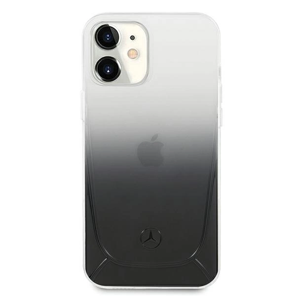Mercedes MEHCP12SARGBK iPhone 12 mini 5,4" czarny/black hardcase Transparent Lineeng