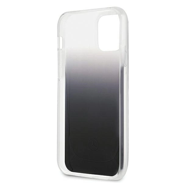 Mercedes MEHCP12SARGBK iPhone 12 mini 5,4" czarny/black hardcase Transparent Lineeng