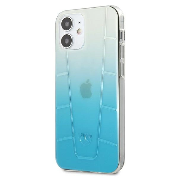 Mercedes MEHCP12SCLGBL iPhone 12 mini 5,4" niebieski/blue hardcase Transparent Lineeng
