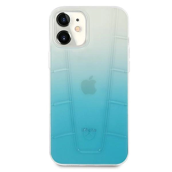 Mercedes MEHCP12SCLGBL iPhone 12 mini 5,4" niebieski/blue hardcase Transparent Lineeng