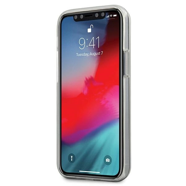 Mercedes MEHCP12SCLGBL iPhone 12 mini 5,4" niebieski/blue hardcase Transparent Lineeng