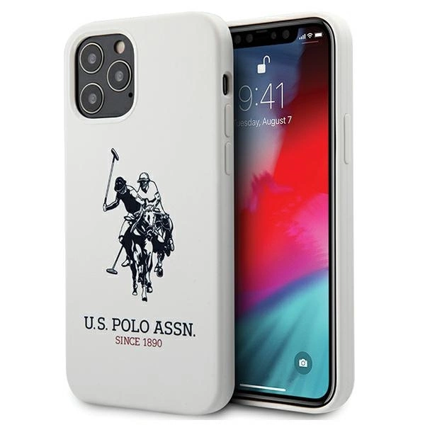 US Polo USHCP12LSLHRWH iPhone 12 Pro Max 6.7" white/white Silicone Collectioneng