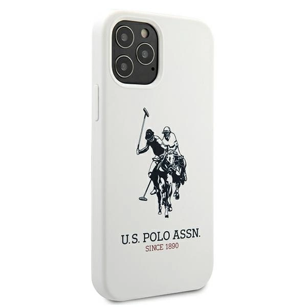 US Polo USHCP12LSLHRWH iPhone 12 Pro Max 6.7" white/white Silicone Collectioneng