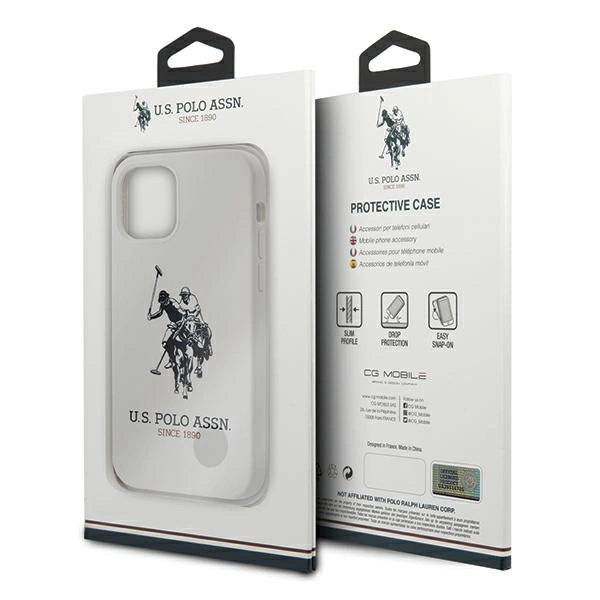 US Polo USHCP12LSLHRWH iPhone 12 Pro Max 6.7" white/white Silicone Collectioneng